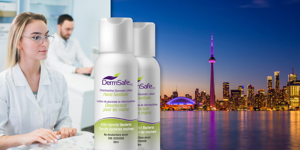 Hand Sanitizer DermSafe Now Manufactured in Canada