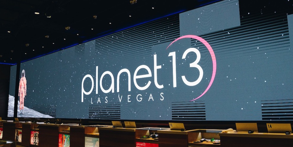 Planet 13 banner and logo
