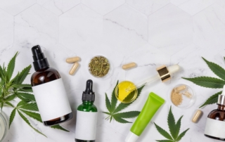 abstract image of cannabis-derived medication