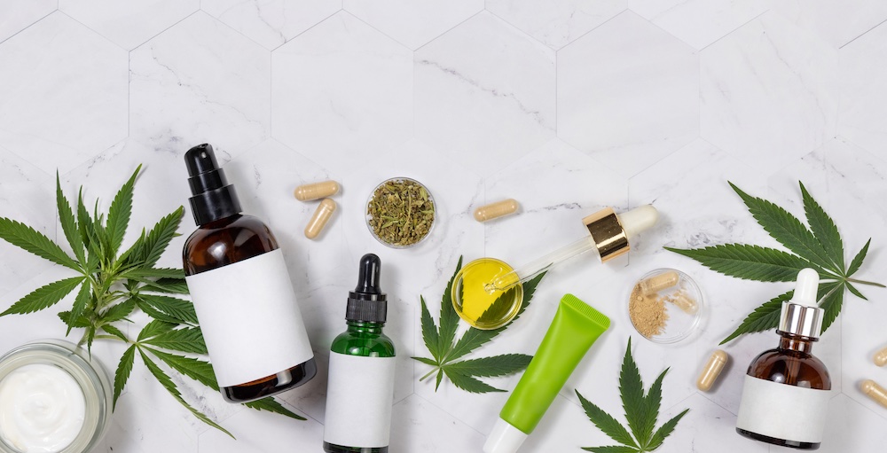 abstract image of cannabis-derived medication